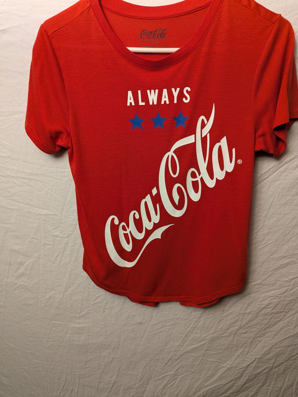 Coca-Cola Always Coca-Cola Red Graphic Tee, Large